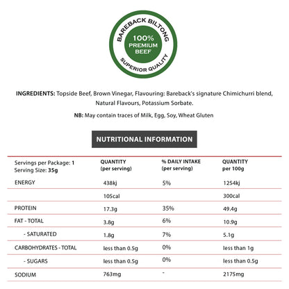 35g Chimichurri Biltong